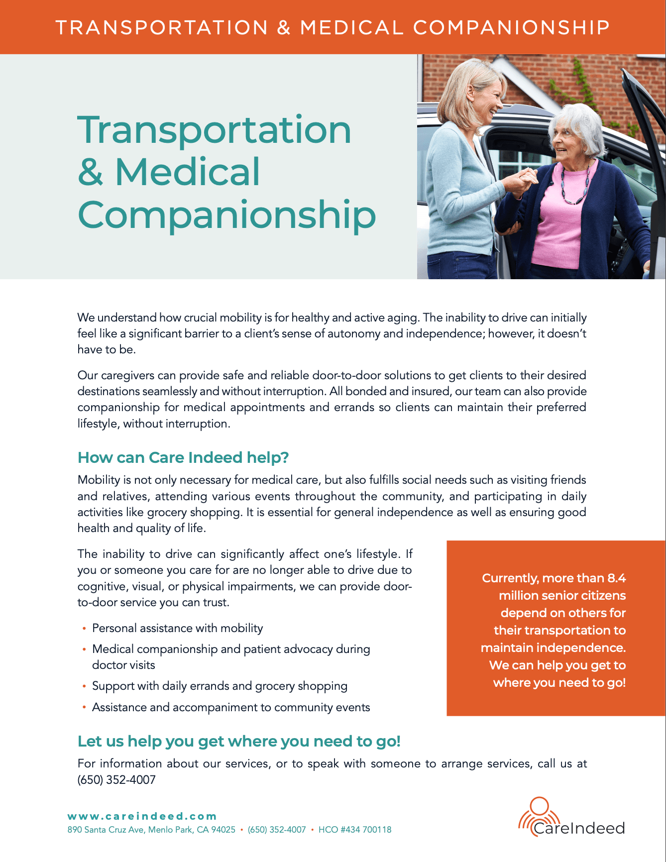 Transportation & Medical Companionship