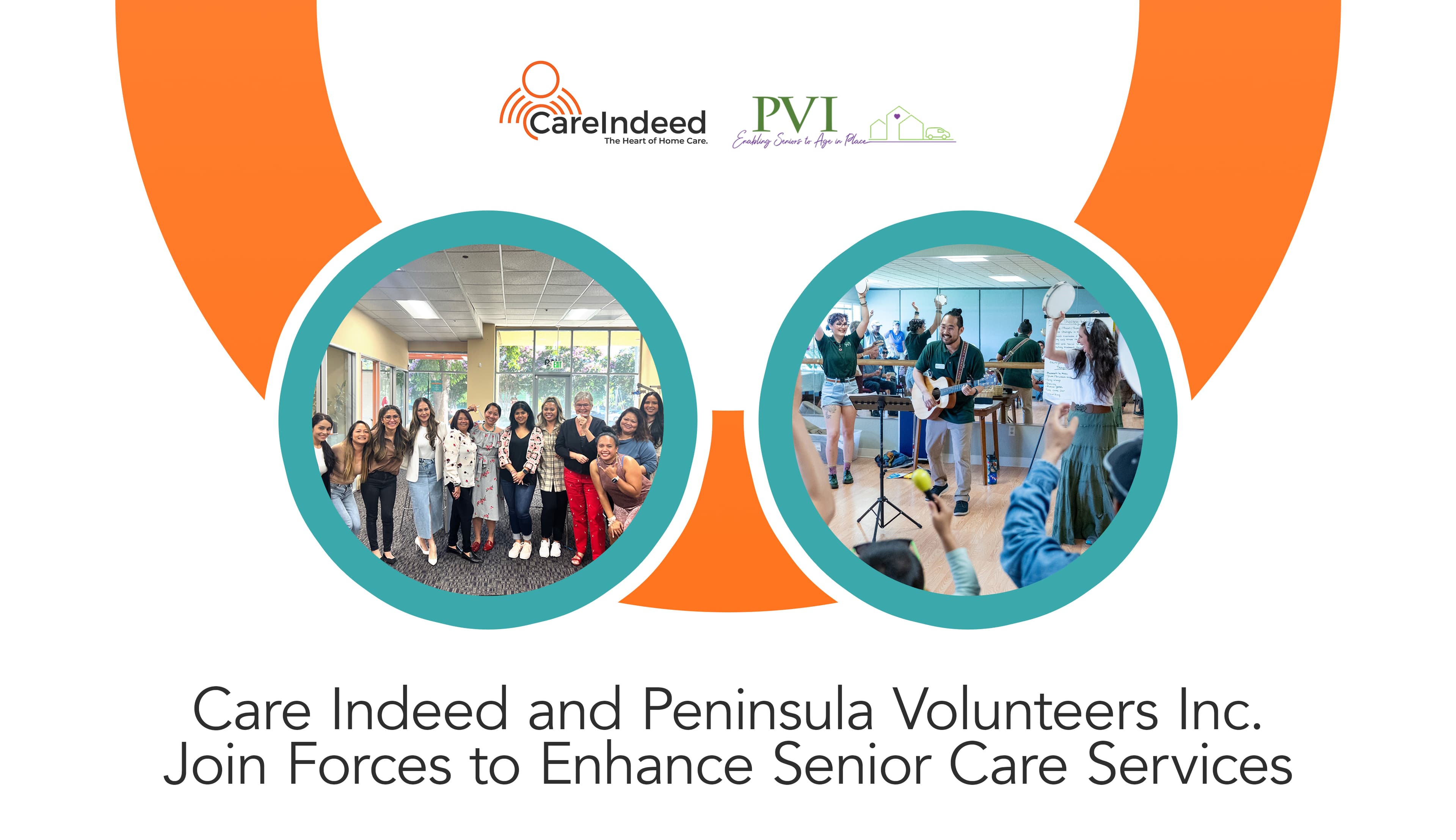 CareIndeed partnership with Peninsula Volunteers Inc.