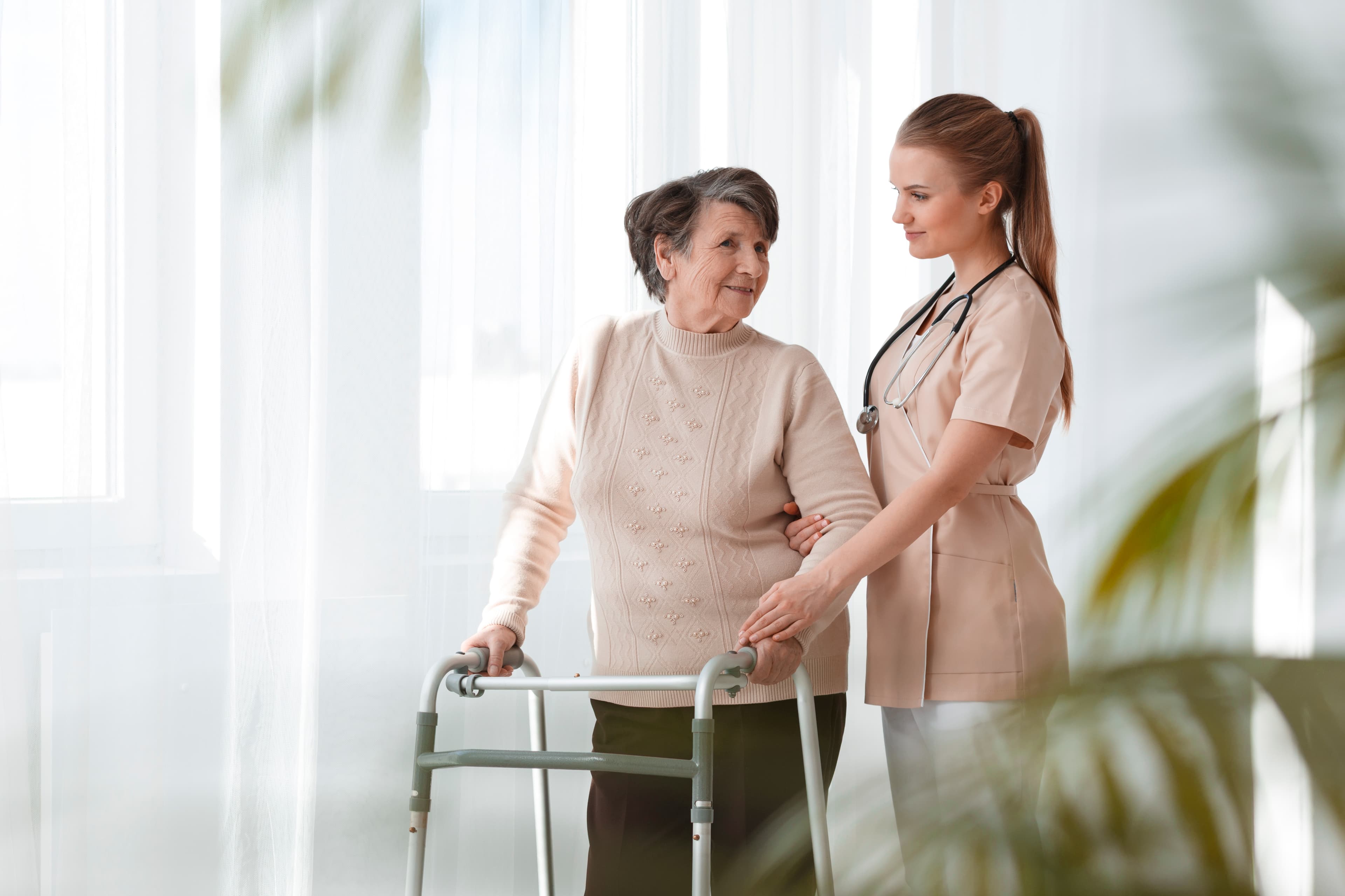 Nurses and medical staff collaborating in a hospital environment